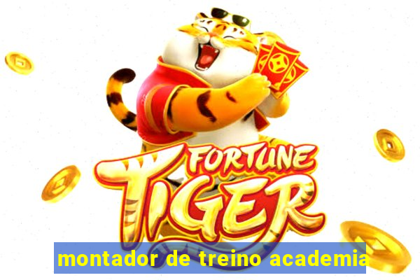 montador de treino academia